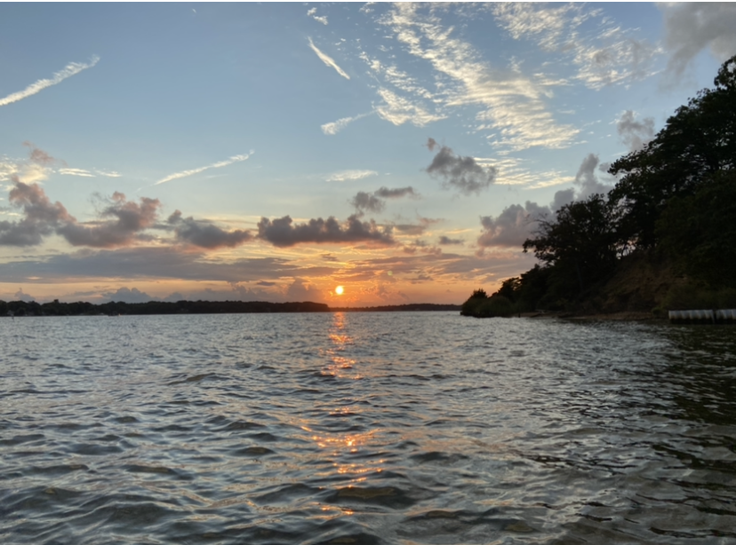 Sunset over the South River