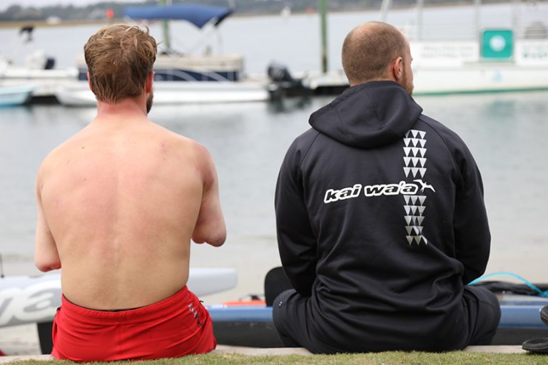 a man looking at the camera