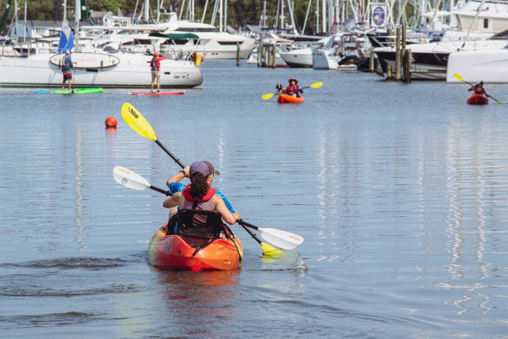 Kayaking on Back Creek