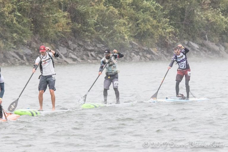 a group of people cross country skiing