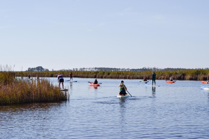 paddling in blackwater