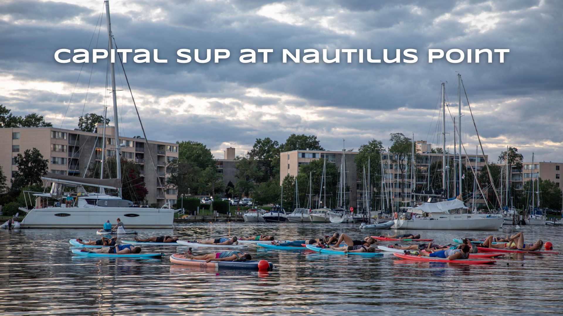 Capital SUP at Nautilus Point SUP in the water at Nautilus point