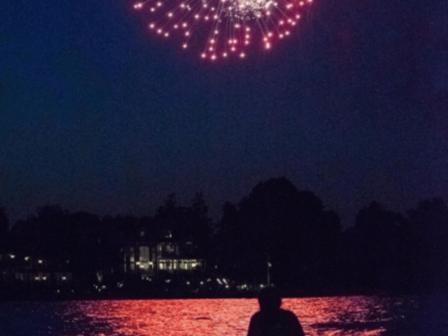 fireworks in the water
