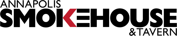Logo: 'Annapolis Smokehouse & Tavern' with 'K' styled in red.